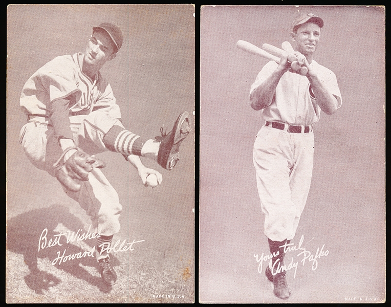 1939-46 Salutation Baseball Exhibits- 2 Diff
