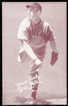 1939-46 Salutation Baseball Exhibit- Yours Truly, Bob Feller- Pitching pose