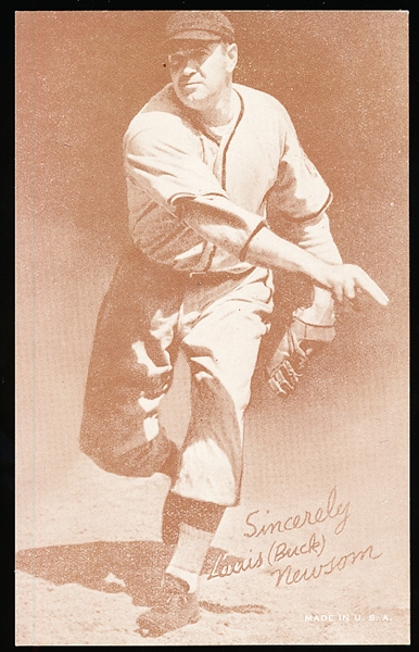 1939-46 Salutation Baseball Exhibit- Sincerely, Louis (Buck) Newsom