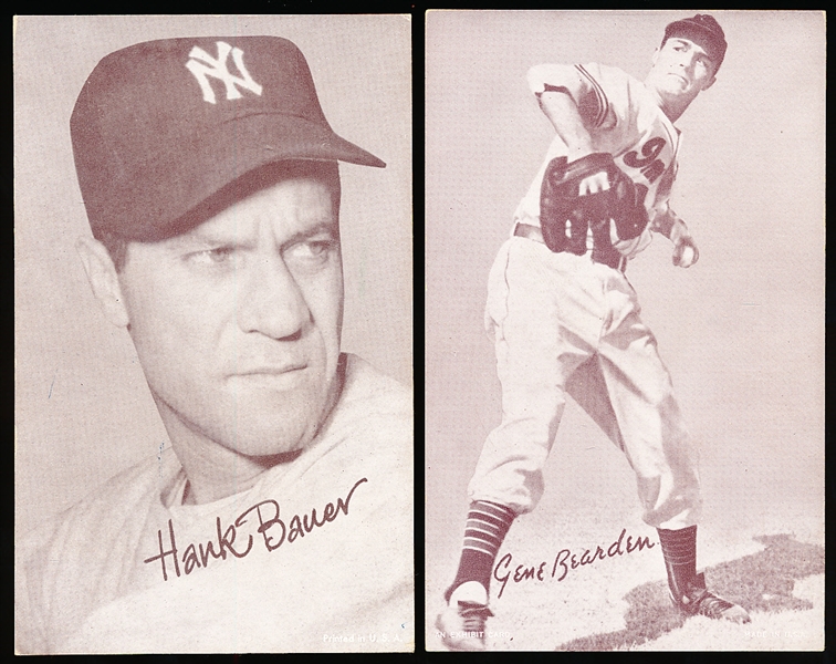1947-66 Baseball Exhibits- 2 Diff