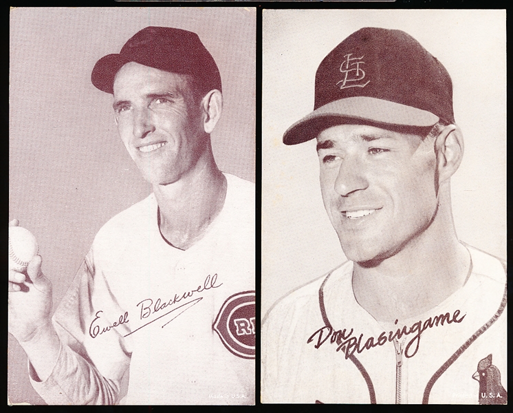 1947-66 Baseball Exhibits- 2 Diff