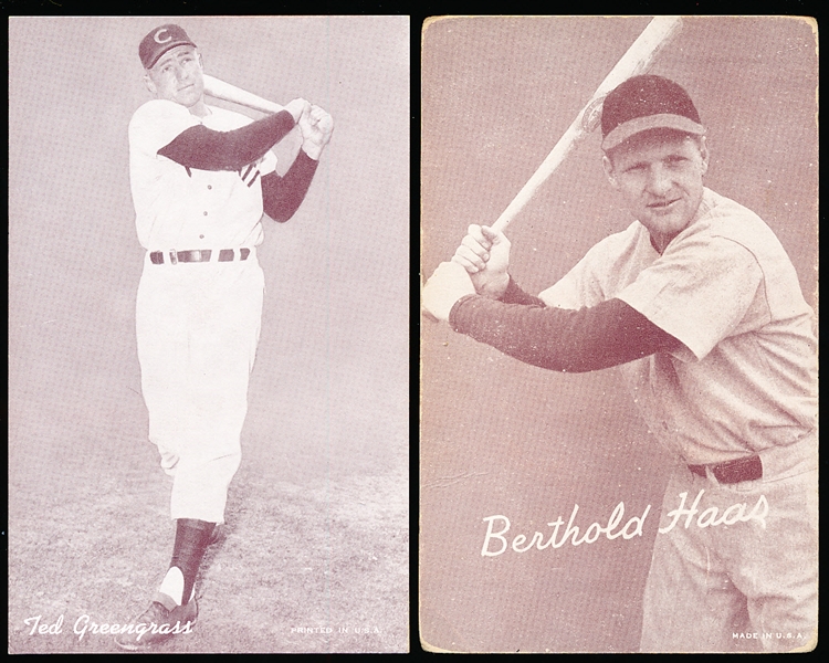 1947-66 Baseball Exhibits- 2 Diff
