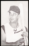 1947-66 Baseball Exhibit- Ted Kluszewski- Plain Uniform (Holding Bats)
