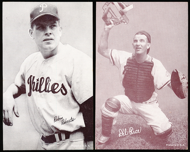 1947-66 Baseball Exhibits- 2 Diff