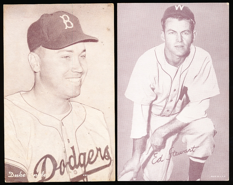 1947-66 Baseball Exhibits- 2 Diff