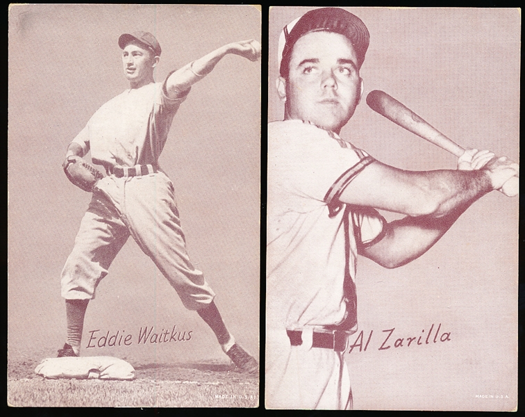1947-66 Baseball Exhibits- 2 Diff
