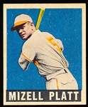 1948/49 Leaf Baseball- #159 Mizell Platt, St. Louis Browns