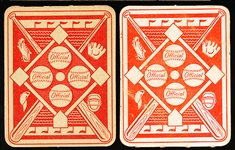 1951 Topps Bb Red Backs- 2 Diff