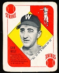 1951 Topps Bb Blue Back- #25 Sam Mele, Washington