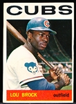 1964 Topps Baseball- #29 Lou Brock, Cubs