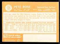 1964 Topps Baseball- #125 Pete Rose, Reds