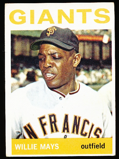 1964 Topps Baseball- #150 Willie Mays, Giants