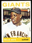 1964 Topps Baseball- #150 Willie Mays, Giants