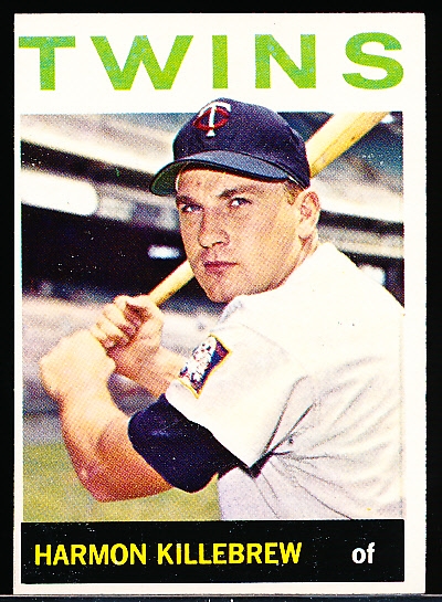 1964 Topps Baseball- #177 Harmon Killebrew, Twins