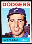 1964 Topps Baseball- #200 Sandy Koufax, Dodgers