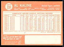 1964 Topps Baseball- #250 Al Kaline, Tigers