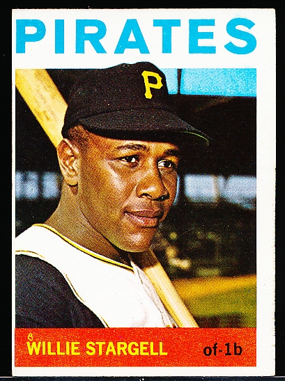 1964 Topps Baseball- #342 Willie Stargell, Pirates