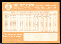1964 Topps Baseball- #380 Whitey Ford, Yankees