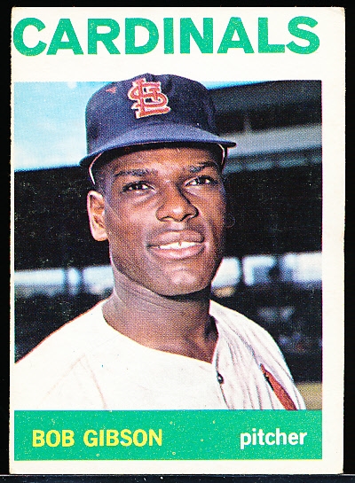1964 Topps Baseball- #460 Bob Gibson, Cardinals