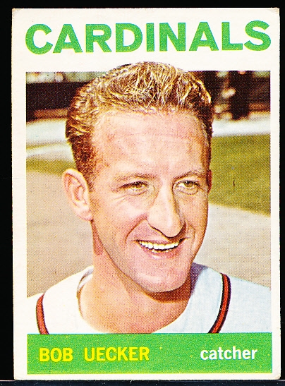 1964 Topps Baseball- #543 Bob Uecker, Cardinals