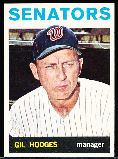 1964 Topps Baseball- #547 Gil Hodges, Washington- Hi#