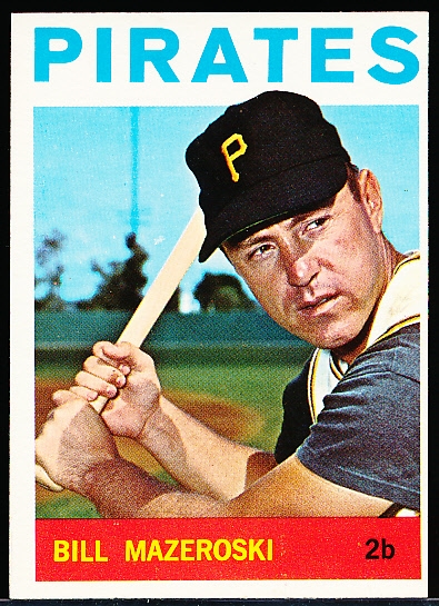 1964 Topps Baseball- #570 Bill Mazeroski, Pirates