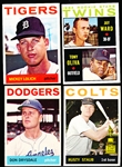1964 Topps Baseball- 4 Cards