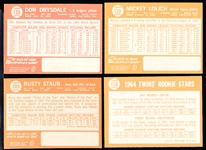 1964 Topps Baseball- 4 Cards