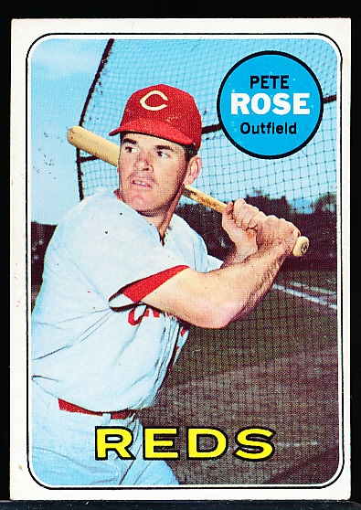 1969 Topps Baseball- #120 Pete Rose, Reds