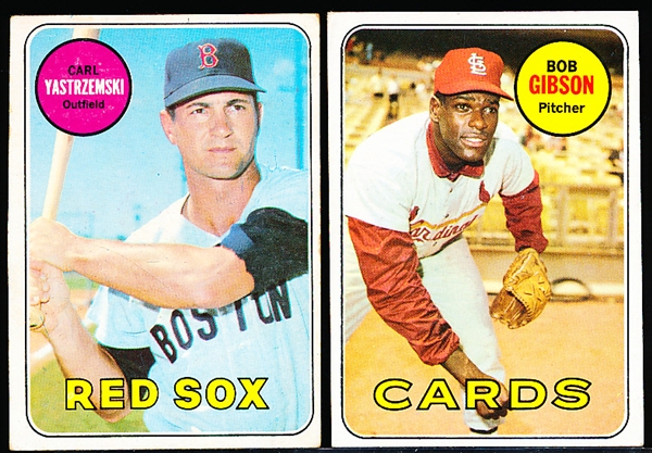1969 Topps Baseball- 2 Stars