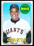1969 Topps Baseball- #190 Willie Mays, Giants