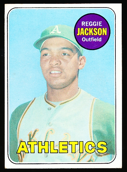 1969 Topps Baseball- #260 Reggie Jackson Rookie
