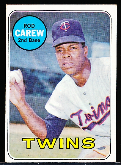 1969 Topps Baseball- #510 Rod Carew, Twins