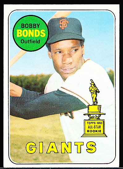 1969 Topps Baseball- #630 Bobby Bonds RC, Giants