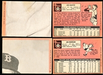 1969 Topps Baseball- 4 Diff