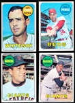 1969 Topps Baseball- 4 Diff