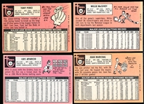 1969 Topps Baseball- 4 Diff