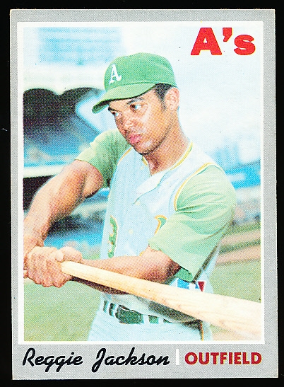 1970 Topps Baseball- #140 Reggie Jackson, A’s