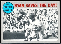 1970 Topps Baseball- #197 Ryan Saves the Day