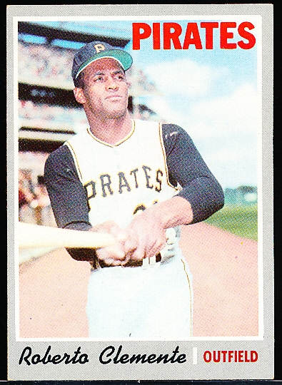 1970 Topps Baseball- #350 Roberto Clemente, Pirates