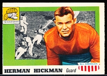 1955 Topps All American Football- #1 Herman Hickman, Tennessee