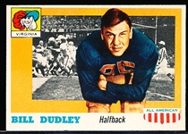 1955 Topps All American Football- #10 Bill Dudley, Virginia