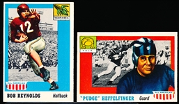 1955 Topps All American Football- 2 Cards