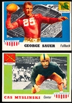 1955 Topps All American Football- 2 Diff
