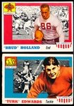 1955 Topps All American Football- 2 Diff