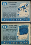 1955 Topps All American Football- 2 Diff