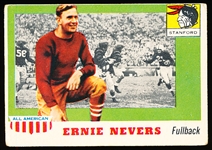 1955 Topps All American Football- #56 Ernie Nevers RC, Stanford