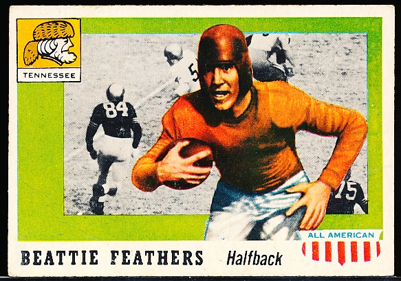 1955 Topps All American Football- #98 Beatie Feathers, Tennessee- SP