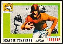 1955 Topps All American Football- #98 Beatie Feathers, Tennessee- SP