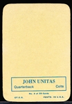 1970 Topps Football Super Glossy- #2 John Unitas, Colts